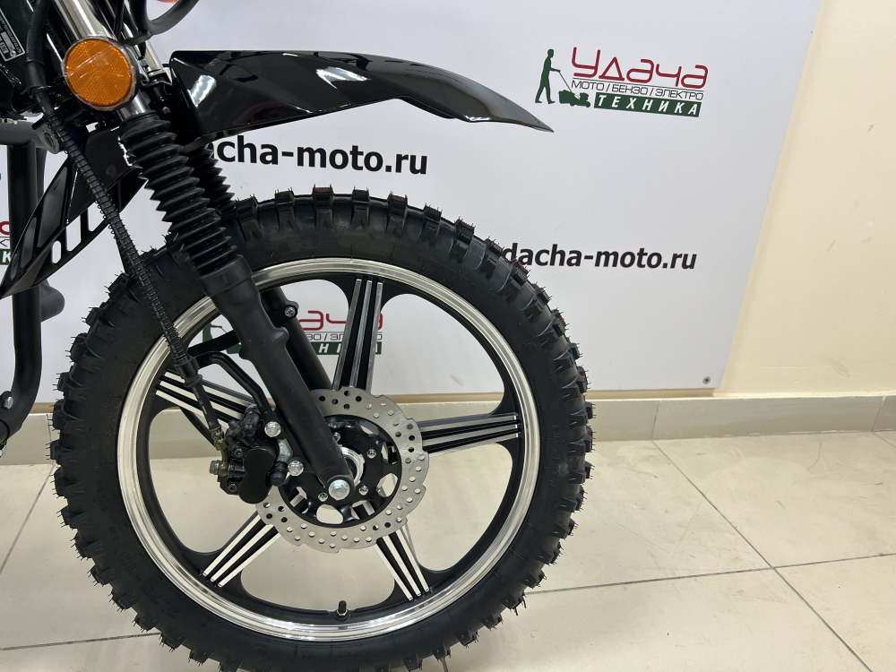Мопед Motoland Альфа Forester RS 11 (LM48-B) черный 18/18 (A) МОТОУДАЧА. Магазин мототехники и садового инвентаря с доставкой по всей России
