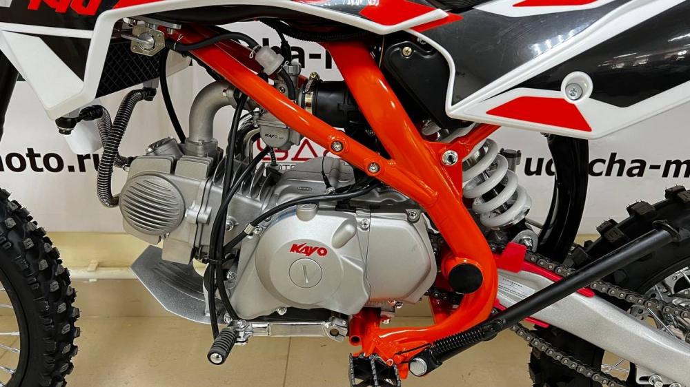 Питбайк KAYO BASIC TT140EM 17/14 KRZ (механ сцепл., эл. стартер) МОТОУДАЧА. Магазин мототехники и садового инвентаря с доставкой по всей России
