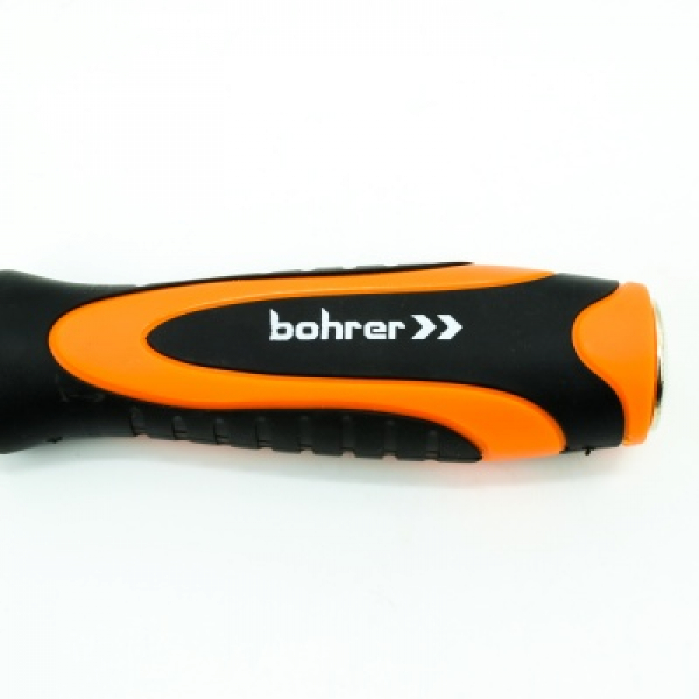 Стамеска плоская Bohrer 10 мм по дереву (сталь CrV) двухкомпонентная рукоятка (60/10/1) МОТОУДАЧА. Магазин мототехники и садового инвентаря с доставкой по всей России