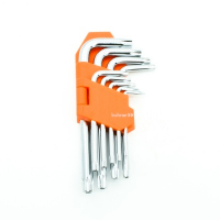 Набор ключей Bohrer шестигранных (имбусовых) TORX (T10;T15;T20;T25;T27;T30;T40;T45;T50) (9 шт.) (ста МОТОУДАЧА. Магазин мототехники и садового инвентаря с доставкой по всей России