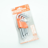 Набор ключей Bohrer шестигранных (имбусовых) TORX (T10;T15;T20;T25;T27;T30;T40;T45;T50) (9 шт.) (ста МОТОУДАЧА. Магазин мототехники и садового инвентаря с доставкой по всей России