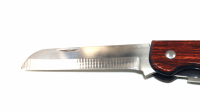 Нож складной, 2 лезвия, цв. дерев., дл. клинка 75 мм/600/ Удача. Магазин садового инвентаря и техники в Калуге