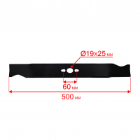 Нож для газонокосилки оригинальный DDE 20"246-678/85_LM 51-60D/DB241-963_WYZ20H2-13/242-0 МОТОУДАЧА. Магазин мототехники и садового инвентаря с доставкой по всей России