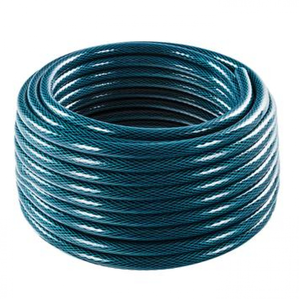 Шланг для воды садовый QUATTRO ELEMENTI Acquamarina  3/4" 25 метров, армированный, толщина стенки 2,4 мм, ПВХ МОТОУДАЧА. Магазин мототехники и садового инвентаря с доставкой по всей России