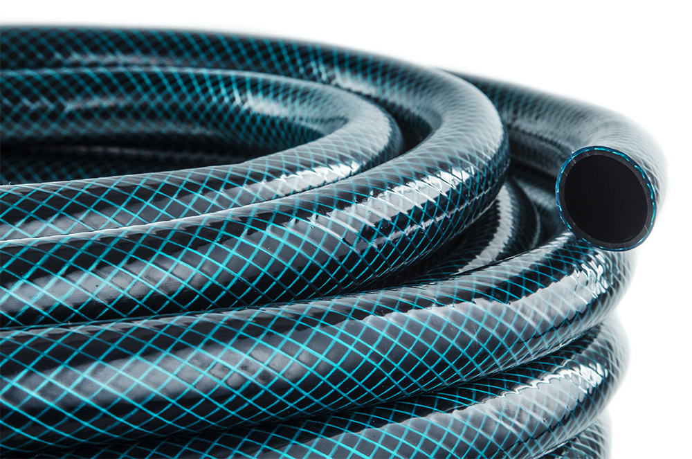 Шланг для воды садовый QUATTRO ELEMENTI Acquamarina  3/4" 25 метров, армированный, толщина стенки 2,4 мм, ПВХ МОТОУДАЧА. Магазин мототехники и садового инвентаря с доставкой по всей России