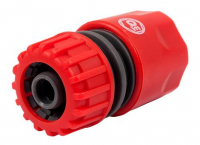 Соединитель быстроразъемный QUATTRO ELEMENTI для шланга 1/2", пластик МОТОУДАЧА. Магазин мототехники и садового инвентаря с доставкой по всей России