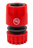 Соединитель быстроразъемный QUATTRO ELEMENTI для шланга 1/2", пластик МОТОУДАЧА. Магазин мототехники и садового инвентаря с доставкой по всей России