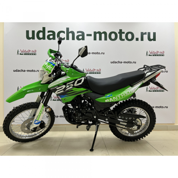 Мотоцикл Racer RC250GY-C2 Panther (зеленый) (Россия) Удача. Магазин садового инвентаря и техники в Калуге