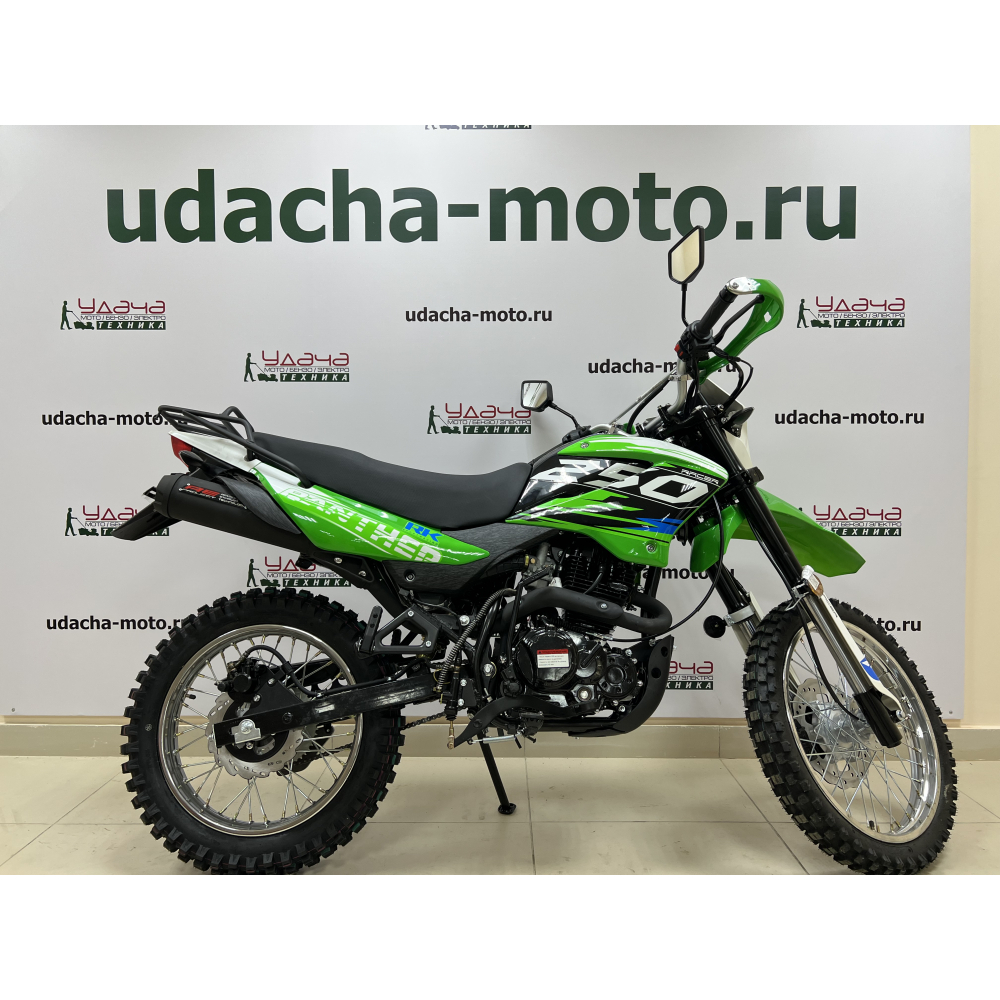Мотоцикл Racer RC250GY-C2 Panther (зеленый) (Россия) Удача. Магазин садового инвентаря и техники в Калуге