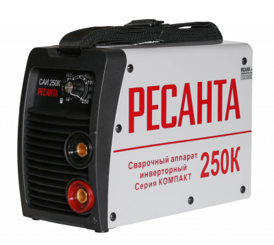 АКЦИЯ! Сварочный аппарат инверторный САИ250К (компакт) Ресанта МОТОУДАЧА. Магазин мототехники и садового инвентаря с доставкой по всей России