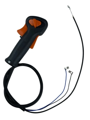 Ручка газа в сб. с тросом Stihl FS-55 Мотоудача. Магазин садового инвентаря и техники в Калуге