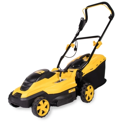 Газонокосилка эл. CHAMPION EM3616 (1,6 кВт пласт.+ткань травосб. 45л ширина 360мм 20-70мм, 11,5кг),  МОТОУДАЧА. Магазин мототехники и садового инвентаря с доставкой по всей России