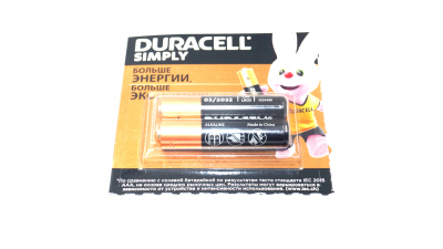 Элемент питания Duracell LR03/286 BL20 отрывная лента-блистер ААА Мотоудача. Магазин садового инвентаря и техники в Калуге