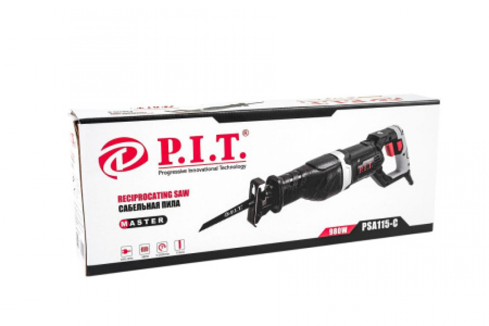 Пила сабельная PSA115-C МАСТЕР (980Вт, съем-е креп-е,эл-я рег-ка скор-ти, пилка по дереву, метал) МОТОУДАЧА. Магазин мототехники и садового инвентаря с доставкой по всей России