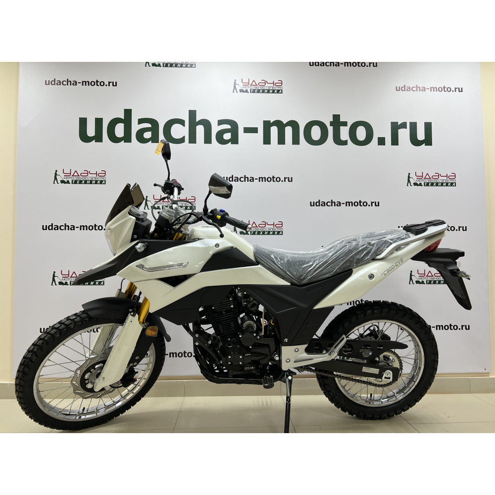 Мотоцикл Racer RC300-GY8 Ranger (белый) (Россия) Удача. Магазин садового инвентаря и техники в Калуге