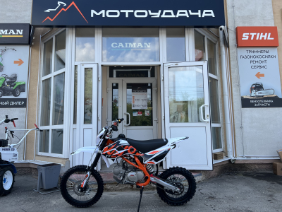 Питбайк KAYO BASIC K125EM 17/14 KRZ (механ. сцепл., эл. стартер ) МОТОУДАЧА. Магазин мототехники и садового инвентаря в Калуге