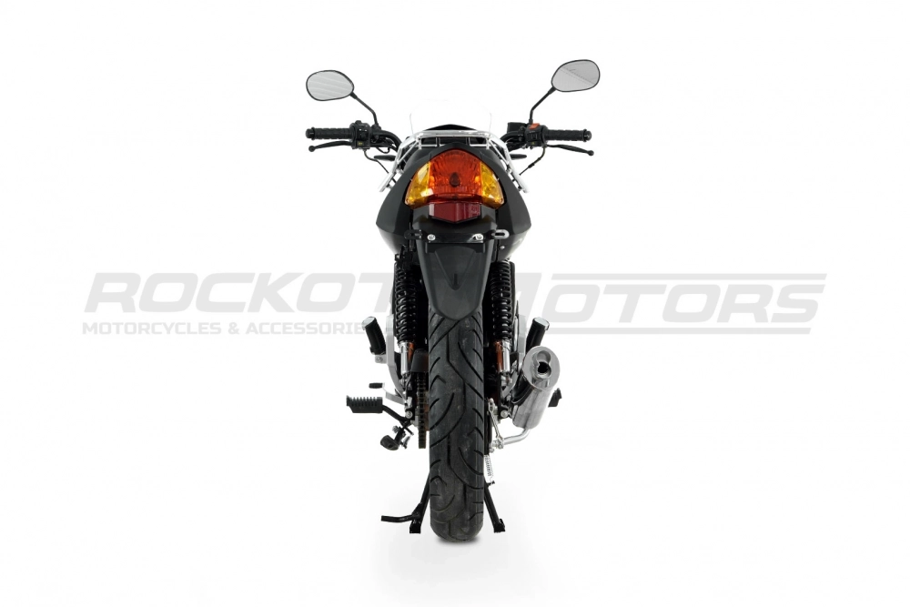 Мотоцикл дорожный ROCKOT SPECTRUM 150 (черный матовый, ЭПТС) Удача. Магазин садового инвентаря и техники в Калуге