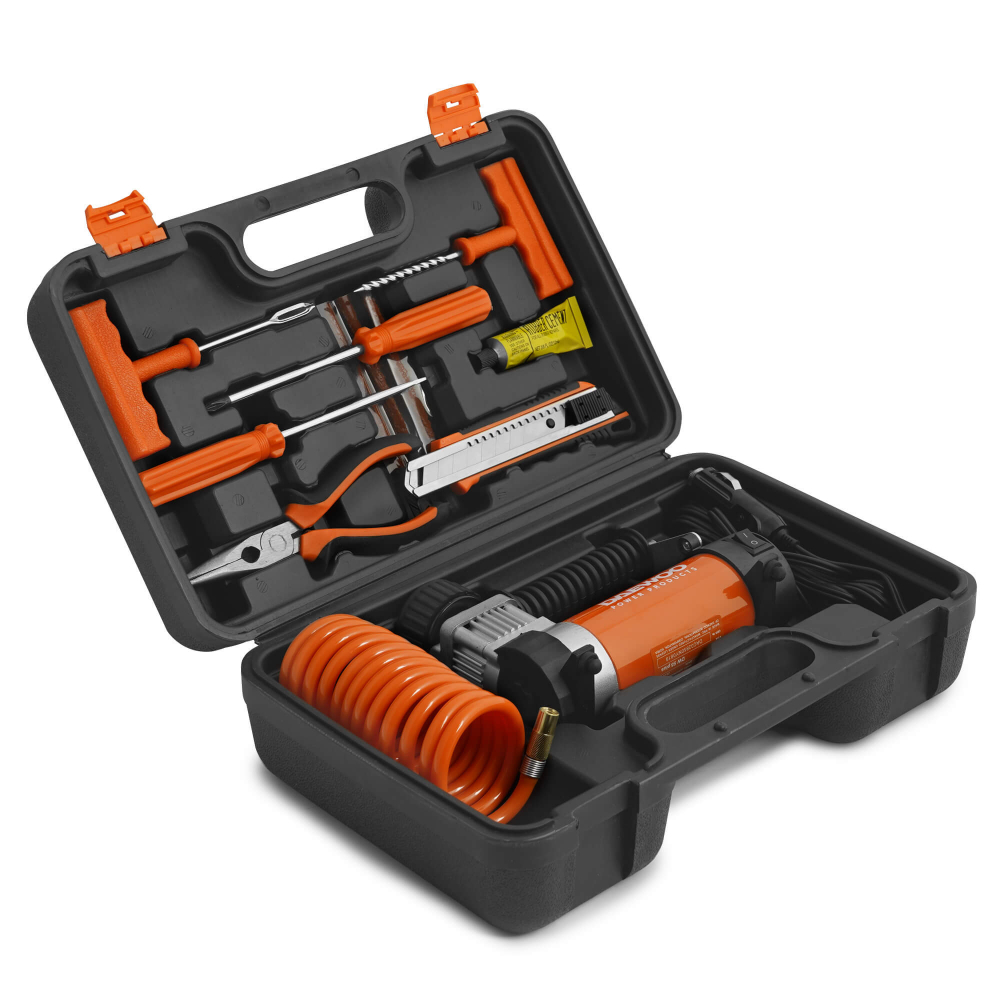 Компрессор автомобильный DW 55 PLUS DAEWOO МОТОУДАЧА. Магазин мототехники и садового инвентаря с доставкой по всей России