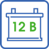 Номинальное напряжение 12В